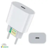 Carregador 20W Turbo Fonte USB-C Compatível Iphone 14 - Lehmox