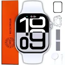 Relogio Smartwatch W10 Mini Pro Serie Gps Album Música Foto 3 Pulseiras - 01Smart
